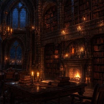Medieval library ambient collection